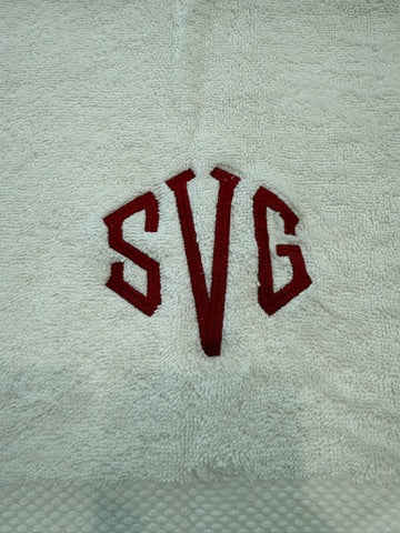 Everyday Monogram Hand Towel