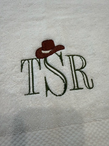 Everyday Monogram Hand Towel