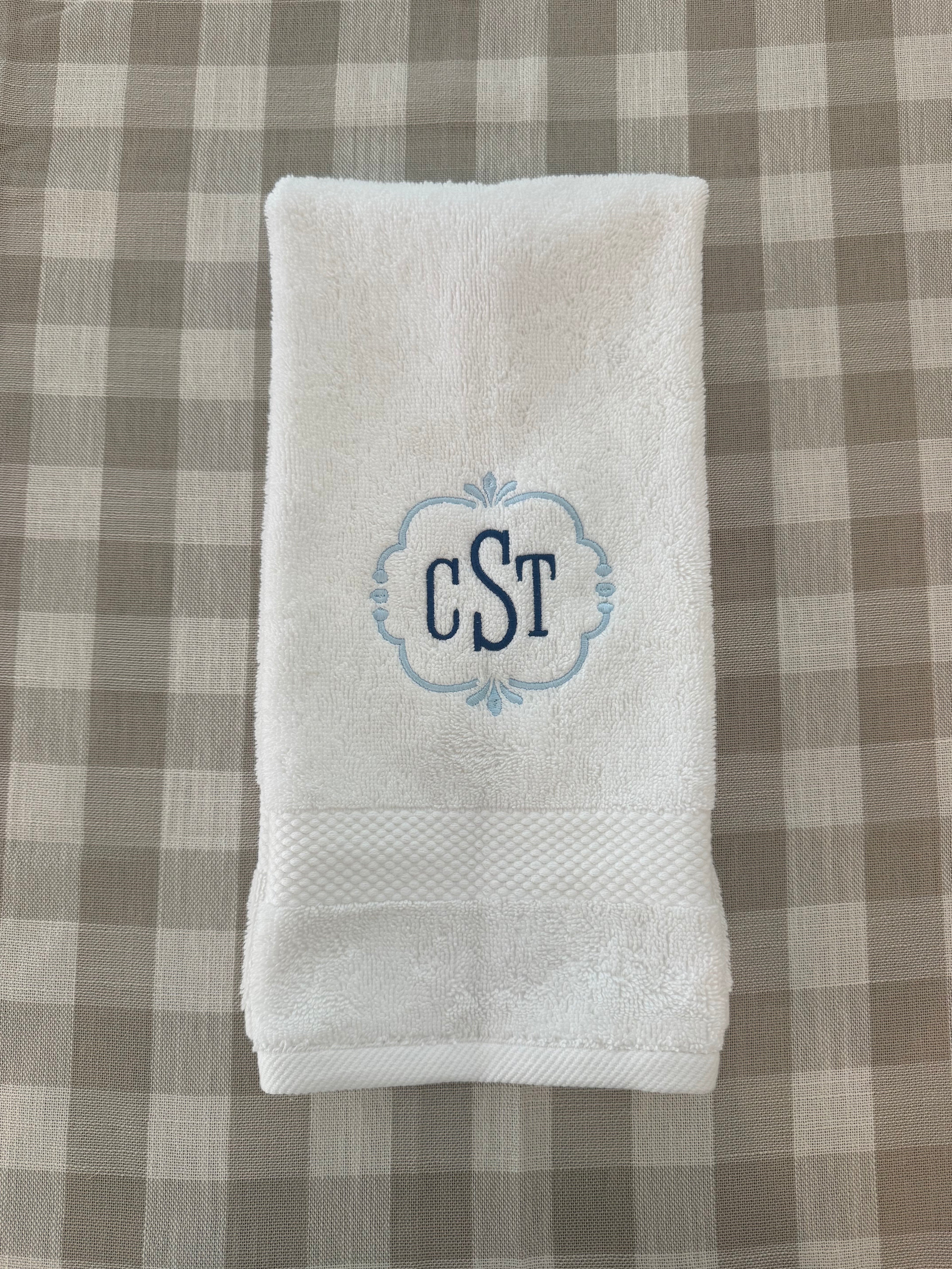 Everyday Monogram Hand Towel