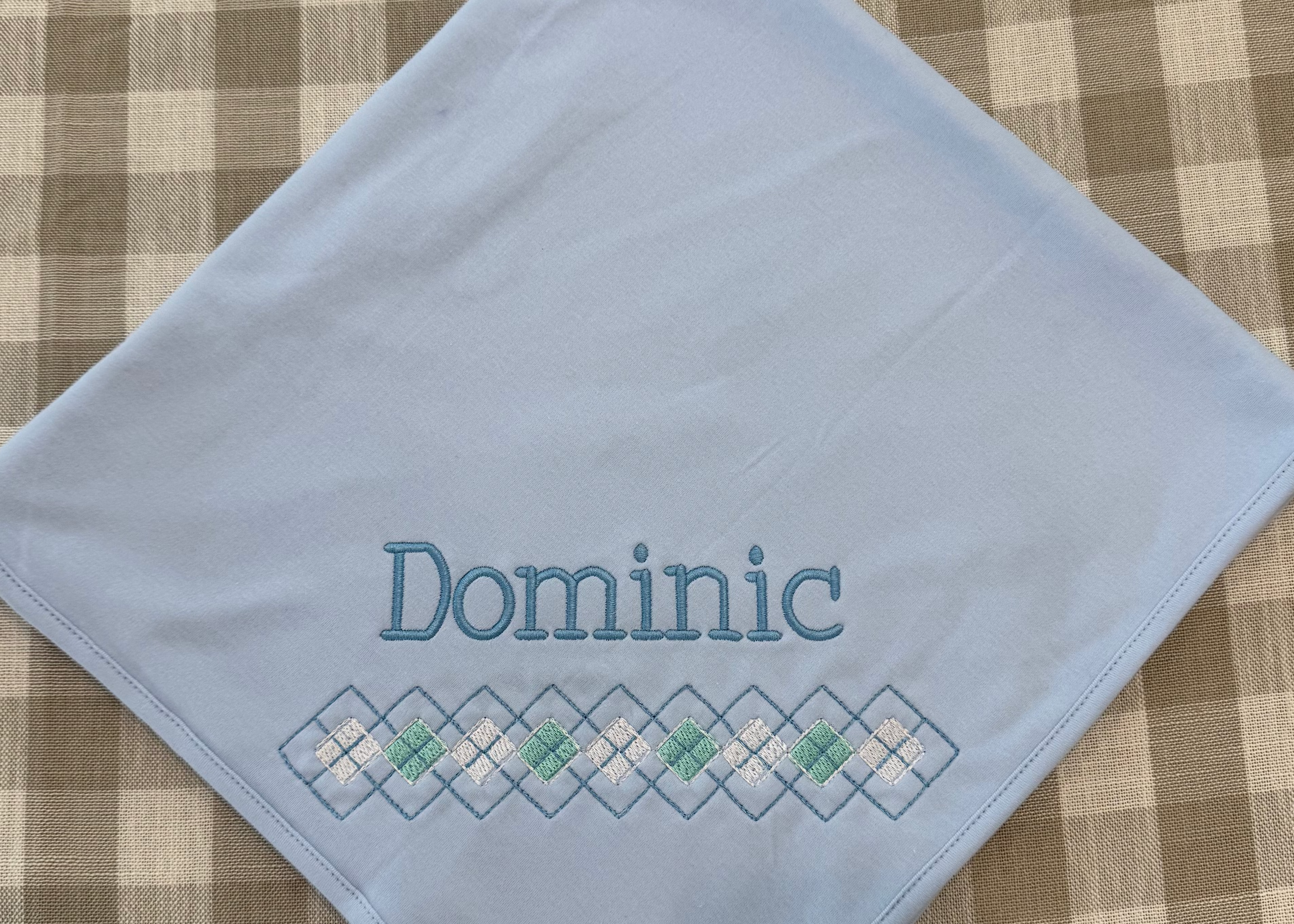 Blue Newborn Gown & Blanket Set