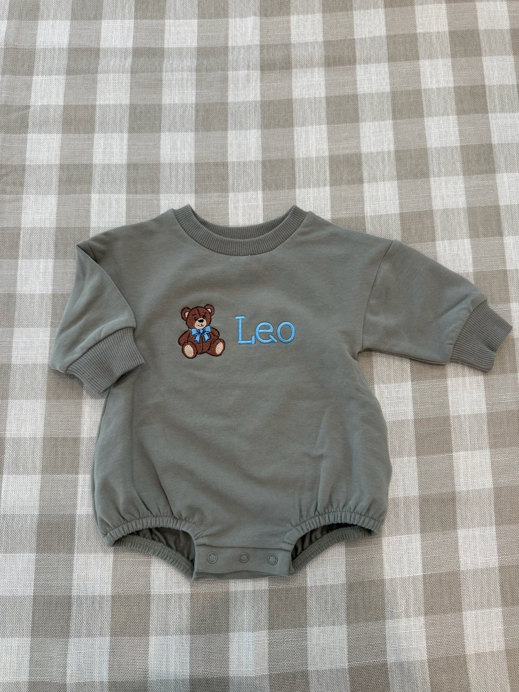 Little Moments Bubble Romper & Bib Set
